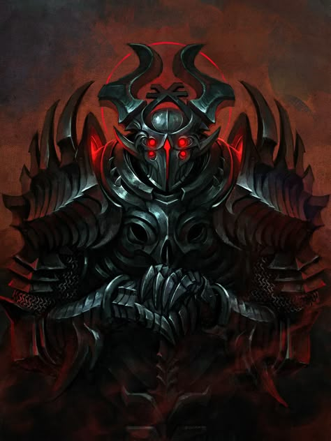 ArtStation - Gods of Chaos, Klaher Baklaher Chaos God Khorne, Khorne Art, Warhammer 40k Khorne, Warhammer Fantasy Art, Chaos Warrior, God Of Chaos, Chaos Knight, Dark God, Chaos God