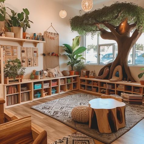 This furniture creates that environment that becomes a third teacher. #roomlayout #receptionclassroom #nurseryclassroom #reggio Daycare Design Ideas, Kids Church Decor, Homeschool Room Design, Reggio Emilia Classroom, Reggio Inspired Classrooms, Daycare Design, Reggio Classroom, Preschool Rooms, Toddler Playroom