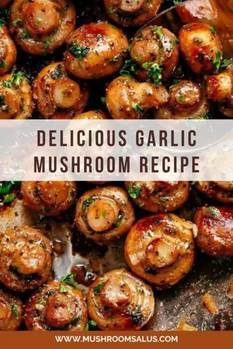 Discover one of the best and most delicious garlic mushrooms recipes that you can prepare in just 20 minutes. Fresh Mushrooms Recipes, Dinner With Mushrooms, Crispy Mushrooms, Fried Mushroom Recipes, Easy Mushroom Recipes, Garlic Mushrooms Recipes, Mushrooms Recipes, Mushroom Side Dishes, Mushroom Recipes Healthy