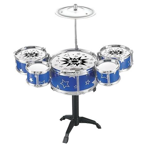 SECRET DESIRE Child Jazz Drum Set Preschool Learning Toy Mini Drum Set for Boys Kids Gifts Blue : Amazon.in: Toys & Games Kids Drum Set, Kids Instruments, Toy Drum, Drums For Kids, Percussion Music, Plastic Drums, Kids Musical Instruments, Drum Kit, Musical Toys