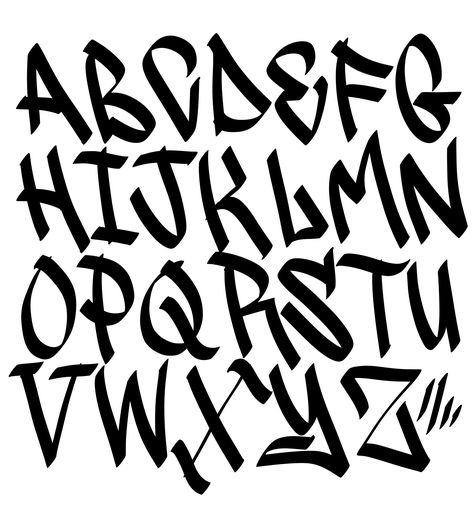 Here is an alphabet for whatever your project might be! I appreciate the support. Giffity Letters, Graffiti Lettering Simple, Graphette Letters, Simple Graffiti Alphabet, K Graffiti Letters, Graffiti Tag Alphabet, Tag Letters, Lettering Stencils, Cool Fonts Alphabet