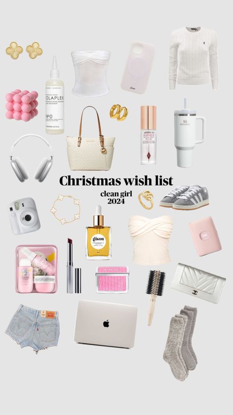 #christmas #christmaslist #list #ideas #christmaslistideas #inspo #christmaslostinspo #christmaslistinsporation #cleangirl #clean #girl #cleangirlinspo Clean Girl Christmas, Girl Christmas List, Girl Christmas, List Ideas, Clean Girl, Wish List, Christmas Girl, Christmas Wishlist, Glow Up?