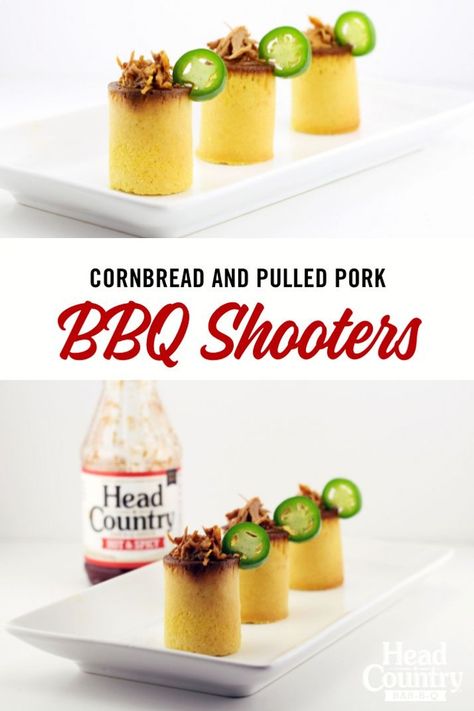 Cowboy Finger Foods, Western Appetizers, Pulled Pork Cornbread, Pulled Pork Appetizer, Make Ahead Party Appetizers, Group Appetizers, Meal Prep Party, Appetizers For Football, Football Party Appetizers