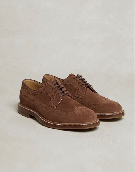 Brunello Cucinelli- Men’s Oxford & Derby shoes Brunello Cucinelli Men, Chiaroscuro, Boutique Online, Gentleman Style, Derby Shoes, Clothing Inspiration, Contrast Stitch, Accessories For Men, Brunello Cucinelli