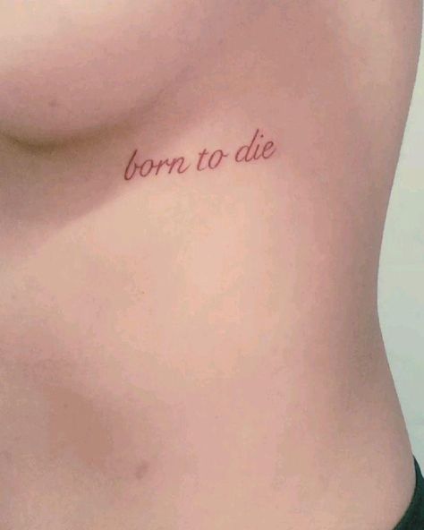 Right Rib Tattoo, First Born Daughter Tattoo, Rib Tattoo Meaningful, Am I Making You Feel Sick Tattoo, Dainty Tattoo Aesthetic, Unloveable Tattoo, Time Will Heal Tattoo, You Look So Cool Tattoo, Underboob Tattoos Words Meaningful