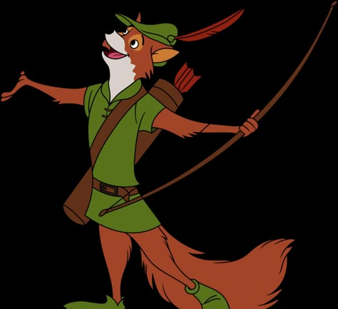 Disney's Robin Hood Hood Cartoon Characters, Acnh Disney Island, Robin Hood Tattoo, Disney Leg Tattoo, Robin Hood Cartoon, Hood Cartoon, Disney Characters Cartoon, Robin Hood Hat, Robin Hood Costume