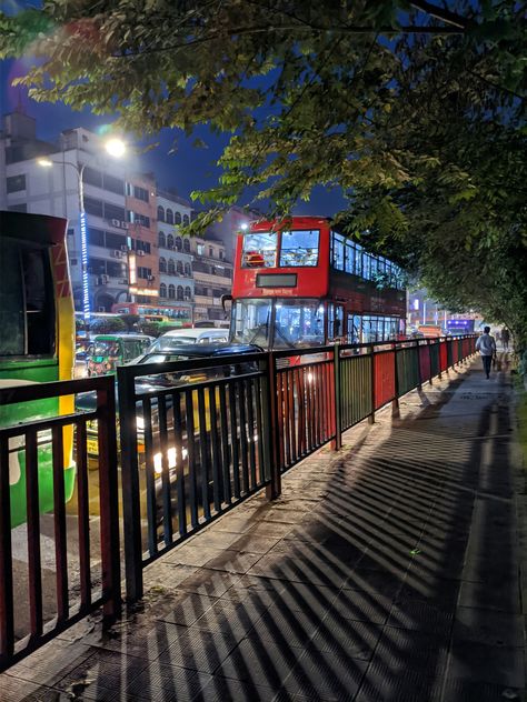 Bangladesh City, Black Metal Fence, Cars On Road, Dhaka City, Bangladesh Travel, Expensive Art, Dhaka Bangladesh, Metal Fence, Custom Painting