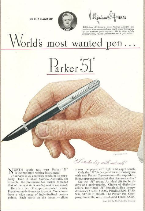 Parker Pens, Parker Fountain Pen, Waterman Pens, Vintage Fountain, Parker Pen, Vintage Pens, Dog Pen, Tactical Pen, Art Of Manliness