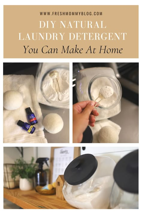 DIY Natural Laundry Detergent You Can Make At Home: Easy, Non-Toxic, and only 4 Ingredients (NO bar soap)! - Fresh Mommy Blog Natural Laundry Detergent Recipe, Diy Laundry Detergent Powder, Diy Natural Laundry Detergent, Natural Laundry Detergent Powder, Powder Laundry Soap, Laundry Soap Recipe, Diy Detergent, Homemade Laundry Detergent Recipes, Diy Laundry Soap