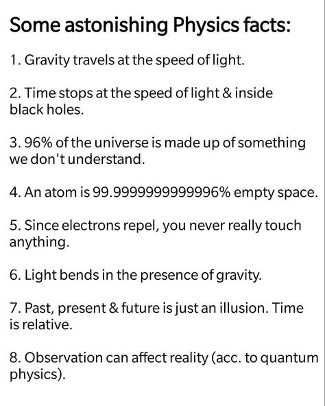 Physics Quiz, Sun Planet, Physics Facts, Quantum Physics Spirituality, 1000 Subscribers, Astronomy Facts, Cool Science Facts, Space Facts, Physics And Mathematics