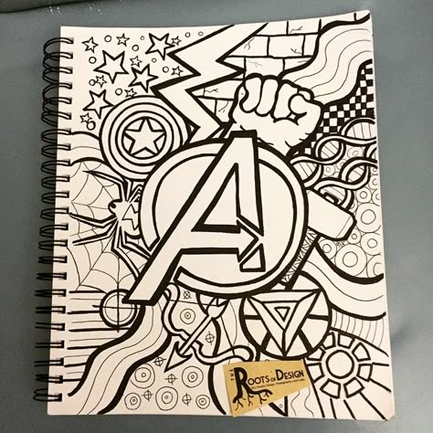 Instagram'da Jeanette Wummel: “In honor of me vending at a comic con today and tomorrow I made an Avengers doodle coloring page. #comic #comicBooks #avengers #hulk…” Marvel Art Drawings, Avengers Drawings, Marvel Paintings, Arte Doodle, Avengers Logo, Avengers Art, Couple Drawing, Marvel Drawings, Marvel Artwork