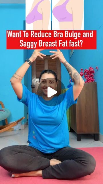 Tanusree Srcd on Instagram: "Reduce bra bulge and lift up saggy breast. #reduce #breast #fatburner #homeworkout #exercise #workout #yoga #yogateacher #dailymotivation #fitness #motivation #fitnesscoach #fitmom #postpartum #upperbodyworkout #armday #backworkout #losefat #healthtips #healthylifestyle #livefitwithtanu" Reduce Bra Fat Exercise, Workout For Chest Women At Home, Fix Sagging Breast, Breast Reducing Exercise, Breast Reduce Exercise, Exercise For Saggy Breast, Breast Tightening Exercises, Breast Fat Workout, Saggy Breast Workout