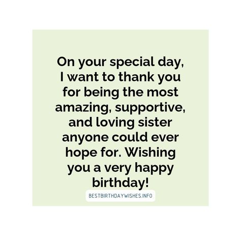 Birthdays are special occasions that call for special celebrations. To make your sister feel special, it is important to send her heart touching birth... | # #BirthdayWishes Check more at https://www.ehindijokes.com/heart-touching-birthday-wishes-for-sister/ Birth Day Wishes For Sister, Birthday Wishes For Big Sister, Special Birthday Wishes For Sister, Happy Birthday Big Sister, Friend Letters, Best Friend Letters, Heart Touching Birthday Wishes, Happy Birthday Captions, Cute Birthday Wishes