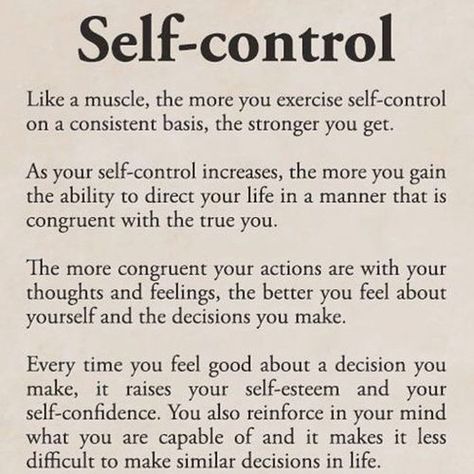 Self Control Quotes, Control Quotes, Discipline Quotes, Self Discipline, Self Control, Thoughts And Feelings, Self Improvement Tips, Emotional Health, College Girls