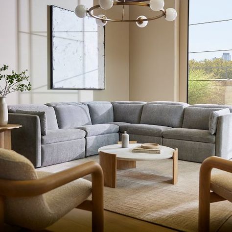 West Elm Couch, West Elm Living Room, Reclining Sofa Living Room, Small Corner Sofa, Power Recliner Sofa, Recliner Couch, Large Sectional, Modern Recliner, Living Room Recliner