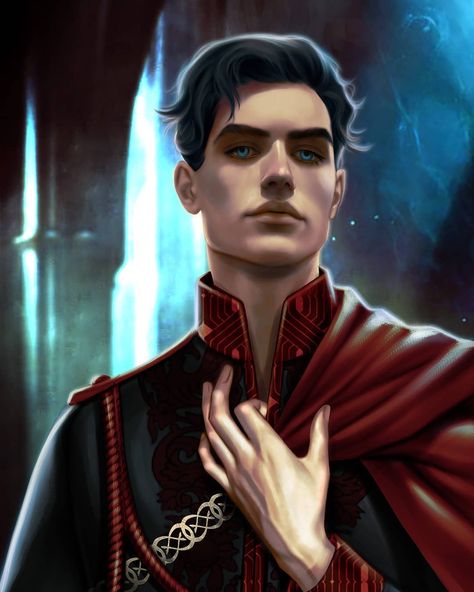 Hey guys painted Maven Calore from Red Queen book Series by @victoriaaveyard This piece was commissioned by @the.darkest.queen hope you… Frostblood Fan Art, Red Queen Maven, Red Queen Book, Red Queen Fanart, Maven Calore, The Red Queen Series, Red Queen Victoria Aveyard, Throne Of Glass Books, Victoria Aveyard