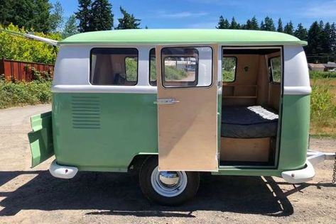 Dub Box Dinky Sleeper - Dub Box USA Best Small Rv, Rv Food, Kombi Trailer, Bug Out Trailer, Scamp Trailer, Kombi Pick Up, Best Travel Trailers, Vw Bus T2, Minivan Camping