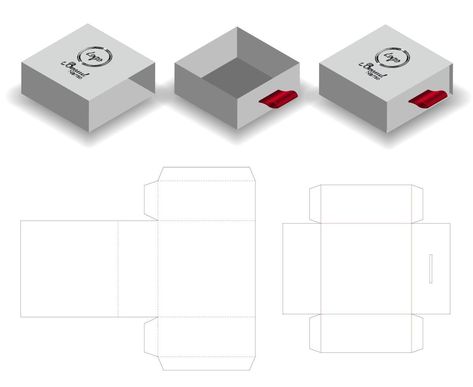 Slide Box Template, Box Packaging Templates, Packaging Die Cut, Slide Box, Fly Paper, Bespoke Boxes, Packaging Template Design, Cardboard Box Crafts, 3d Mockup