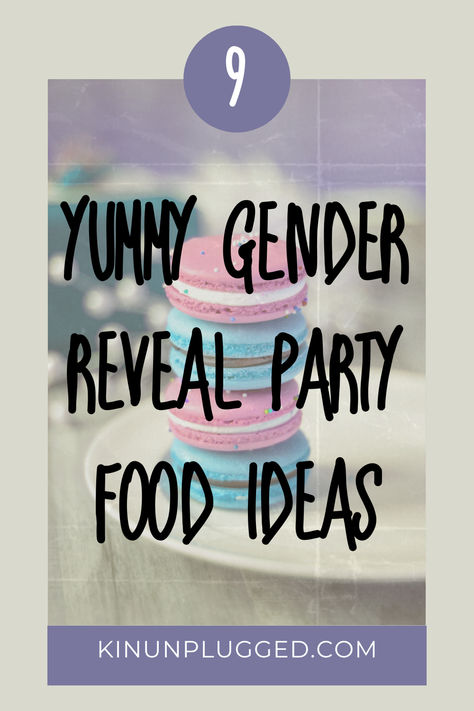 Organzing a gender reveal? Click through for fun gender reveal party food ideas. You’ll also get drink and dessert suggestions! Food To Serve At Gender Reveal Party, Gender Reveal Party Ideas Food, Finger Foods For Gender Reveal, Gender Reveal Finger Food Ideas, Gender Reveal Finger Foods, Gender Reveal Ideas For Party Food, Gender Reveal Snack Table, Gender Reveal Food Table, Gender Reveal Foods