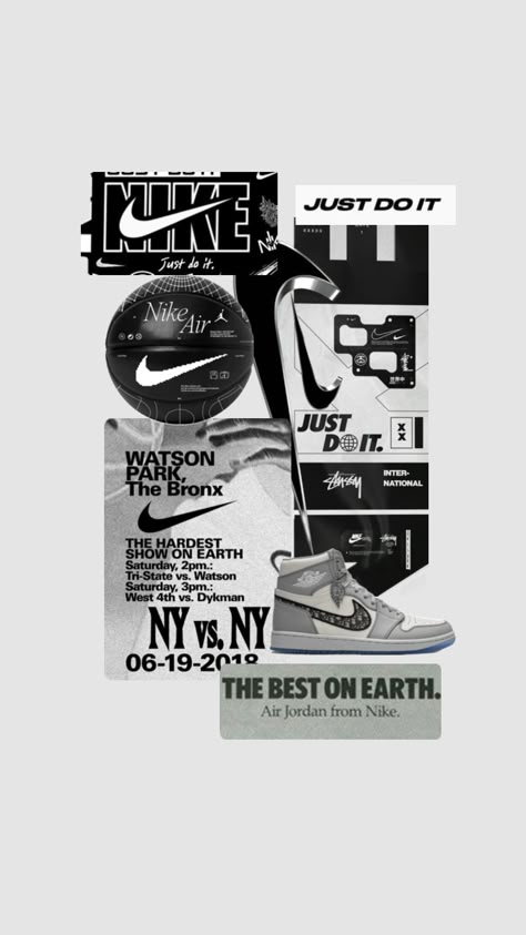 #myfirstshuffle Nike Posters, Stussy Wallpaper, Phone Cover Stickers, Nike Poster, Best Nba Players, Printable Wall Collage, Nike Wallpapers, Cover Stickers, Hypebeast Wallpaper