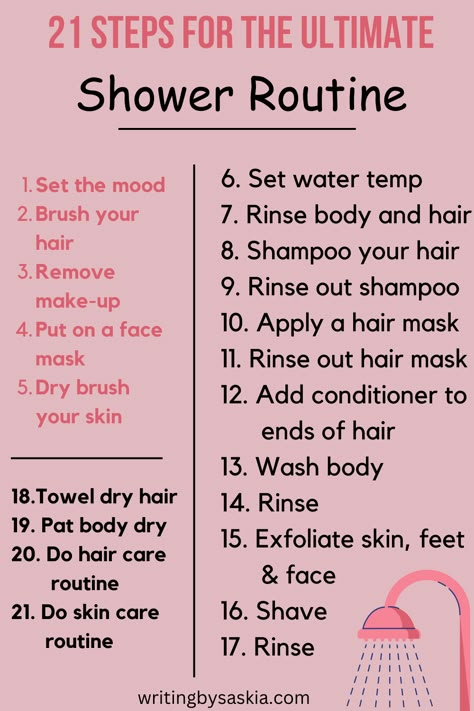 shower routine
shower routine steps
self-care shower routine Shower Routine To Smell Good, Routine To Smell Good, Shower Routine List, Shower Routine Steps, Shower Routine Products, Self Care Shower, Everything Shower Routine, Smell Good All Day, Routine List