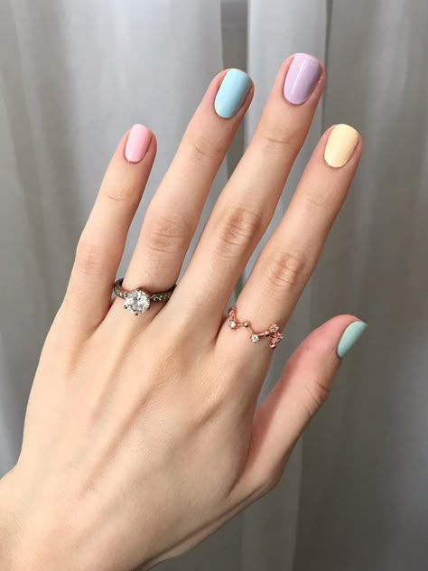 Easter Nail Designs, Easter Nail Art, Cute Gel Nails, Easter Nails, Pastel Nails, Nail Designs Spring, Chic Nails, Short Acrylic Nails, Cute Acrylic Nails