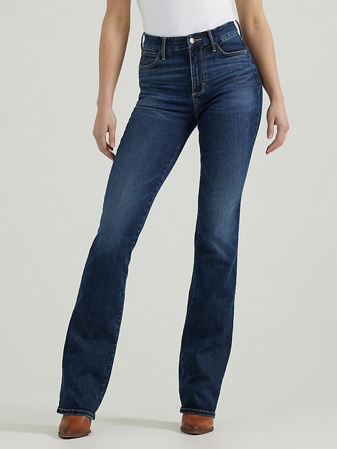 Women's Wrangler Bespoke High Rise Bootcut Jean | Women's JEANS | Wrangler® Wrangler Bootcut Jeans, Wrangler Bootcut Jeans Women, Bootcut Womens Jeans Wrangler, Extra High Waist Stretch Bootcut Jeans 18w, Womens Bootcut Levis, 725 High Rise Bootcut Levis, High Rise Bootcut Jeans, Wrangler Jeans, Bootcut Jeans