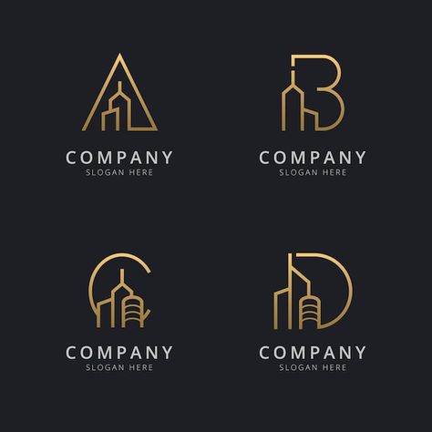 Construction Logo Design Ideas, Real Estate Logo Ideas, Build Logo, Building Logo Design, Property Logo Design, Law Firm Logo Design, Inmobiliaria Ideas, Free Logos, Property Logo