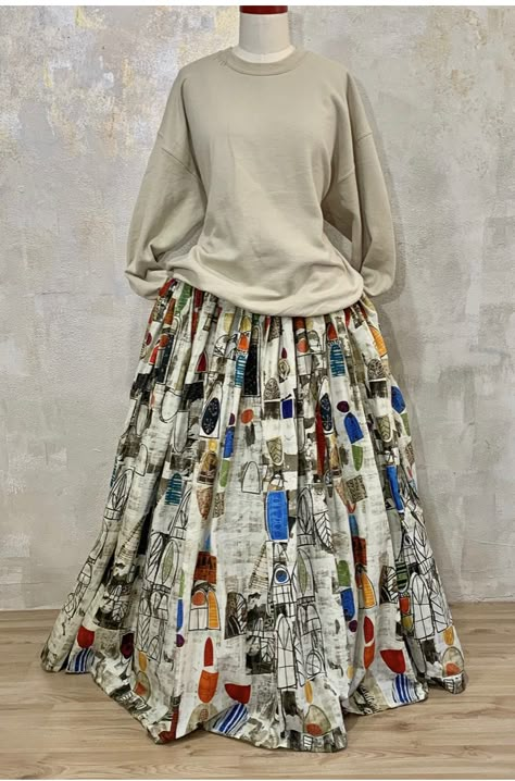 Big Skirts, Unique Skirts, African Fashion Women Clothing, African Fashion Women, Latest African Fashion Dresses, African Print Fashion, Diva Fashion, African Wear, Cotton Skirt