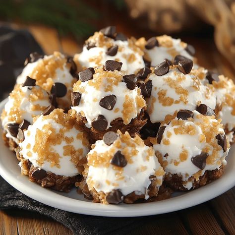 Moose Farts Moose Balls Dessert, Mouse Farts Cookies, Treats Using Marshmallows, Easy Large Batch Christmas Treats, Xmas Snacks Parties, Moose Balls Recipe, Moose Farts Recipe With Coconut, No Bake Holiday Cookies, No Bake Party Desserts