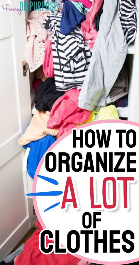 small closet organization bedroom, small closet space, declutter home, closet hacks, clothes closet organization end ou Declutter Small Bedroom, Small Closet Organizing Ideas, Bedroom Declutter, Diy Declutter, Seriously Organized, A Lot Of Clothes, Small Closet Organization Bedroom, How To Organize Your Closet, Declutter Closet