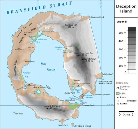 File:Deception Island Map.svg - Wikipedia British Royal Marines, Deception Island, City Layout, Character And Setting, Sewing Machine Needles, Safe Harbor, Island Map, More Than Meets The Eye, Active Volcano