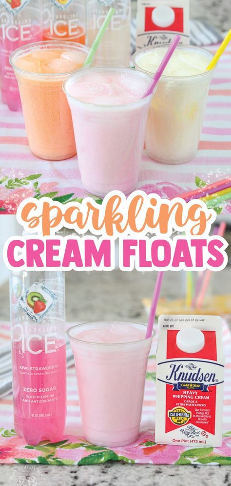 Sparkling Water Drinks, Bubbly Water, Strawberry Margaritas, Low Sugar Drinks, Flavored Water Drinks, Starbucks Pink Drink, Flavored Water Recipes, Fun Summer Drinks, Smart School House