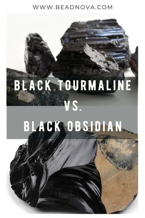 Black tourmaline and black obsidian are the most common gems in jewelry making. It is also believed to provide spiritual healing. Learn more about black tourmaline vs. black obsidian. Black Obsidian Crystal Meaning, Black Obsidian Meaning, Black Tourmaline Meaning, Tourmaline Properties, Crystal Encyclopedia, Crystal Knowledge, Obsidian Meaning, Occult Knowledge, Tourmaline Meaning