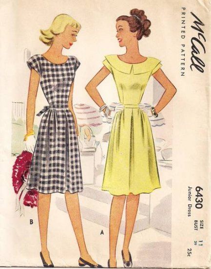 love vintage Collar Dress Pattern, Straight Skirt Pattern, Bertha Collar, 1950s Dress Patterns, Sales Receipt, Bay City Michigan, Pioneer Dress, Vestidos Retro, Costume Patterns