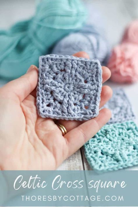 Free Crochet Square, Granny Square Pattern Free, Granny Square Projects, Granny Square Crochet Patterns Free, Square Crochet Pattern, Crochet Motif Patterns, Crochet Blocks, Crochet Granny Squares, Crochet Square Patterns