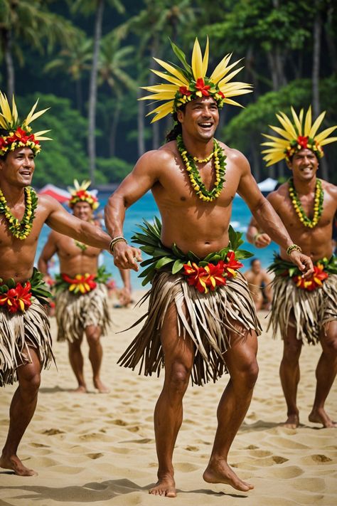 Dive into Hawaiian Tradition: Festivals, Music, and Dance You Can’t Miss Hawaii Traditional Outfits, Hawaiian Illustration, Hawaii People, Hawaiian Hula Dance, Hawaiian Warrior, Merrie Monarch Festival, Culturally Responsive Teaching, Polynesian People, Hippocratic Oath