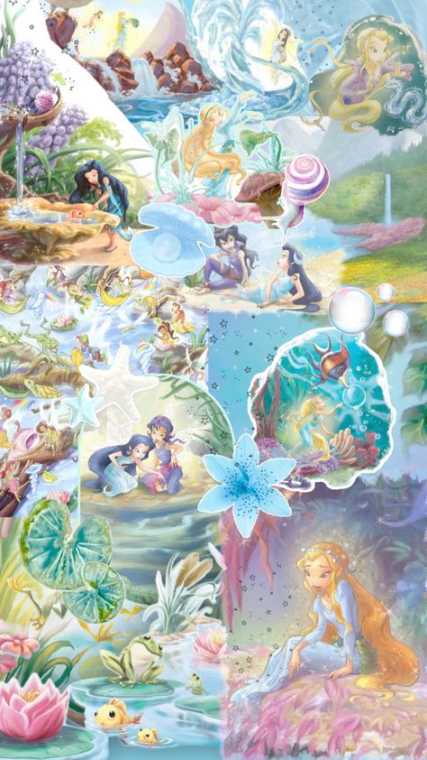 #waterfairy #fairy #pixiehollow #disney Fairies Aesthetic, Tinkerbell Wallpaper, Disney Fairies Pixie Hollow, Tinkerbell And Friends, Water Fairy, Fairy Wallpaper, Pixie Hollow, Disney Collage, Disney Phone Wallpaper