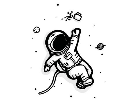 Astronaut Planet Tattoo, Cartoon Astronaut Tattoo, Tiny Astronaut Drawing, Small Spaceman Tattoo, Spaceman Tattoo Simple, Astronaut Tattoo Minimalist, Lost In Space Tattoo, Mini Astronaut Tattoo, Simple Astronaut Tattoo