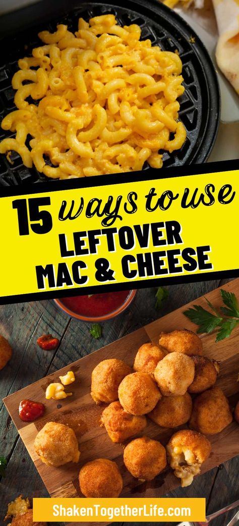 Left Over Kraft Mac And Cheese What To Do With, Mac And Cheese Fritters, Meals With Macaroni And Cheese, Things To Make With Mac And Cheese, Macaroni And Cheese Leftover Recipes, Macaroni Leftovers, Mac And Cheese Leftover Recipes, Recipes With Leftover Mac And Cheese, Leftover Mac N Cheese Recipes