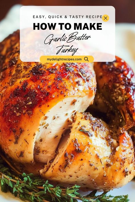 Butter Under Turkey Skin, Butter Mixture For Turkey, Turkey Butter Rub, Herb Butter For Turkey, Small Turkey Recipe, Cajun Butter Turkey, Herbed Butter For Turkey, Garlic Butter Turkey, Turkey Marinade