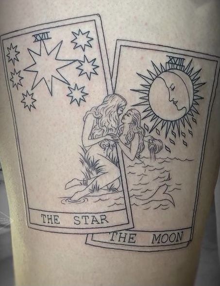 Tarot Card Tattoos, Card Tattoos, Mode Poses, Tarot Card Tattoo, Card Tattoo, Dream Tattoos, Dope Tattoos, Simplistic Tattoos, Piercing Tattoo