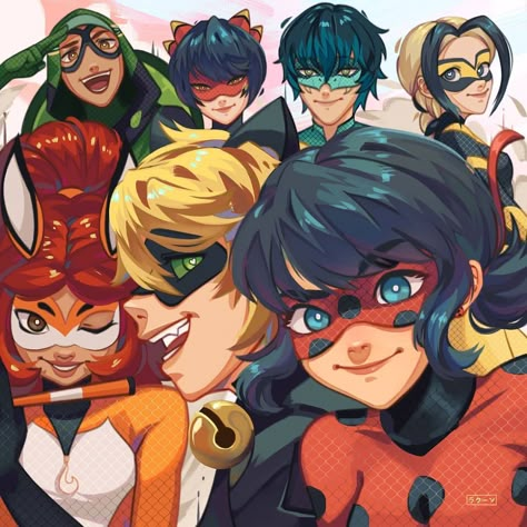 Mlb Fan Art, Ladybug E Catnoir, Ladybug Und Cat Noir, Miraculous Fanart, Ladybug Art, Miraculous Wallpaper, Miraculous Ladybug Oc, Ladybug Wallpaper, Miraculous Ladybug Memes