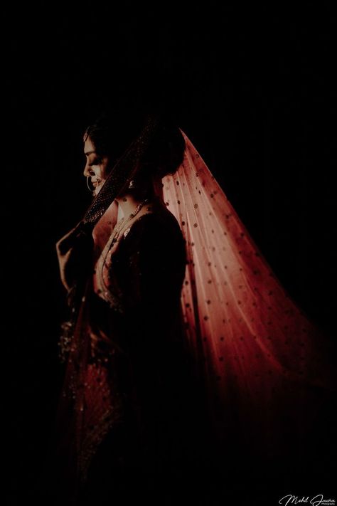 Photo of Modern shadow bridal portrait शादी की तस�्वीरें, Indian Bride Poses, Indian Bride Photography Poses, Indian Wedding Poses, Bride Photos Poses, Marriage Photography, Indian Wedding Photography Couples, Bridal Photography Poses, Indian Bridal Photos