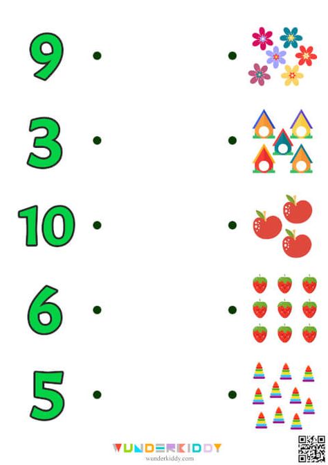 Printable Number Recognition Activities for Preschool Connecting Numbers Worksheet, Number Recognition Activities 1-10, Count And Match Worksheets 1 To 10, Connect Numbers Free Printable, Number 1 To 10 Worksheets, Count And Match 1-10, Math Numbers 1-10 Activities, Matching Numbers 1-10 Free Printable, Matching Numbers Preschool