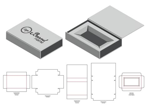 Cricut Packaging Box Templates, Die Cut Packaging, Packaging Die Cut, Floral Cards Design, Social Templates, Flat Icons Set, Box Packaging Design, Food Business, Vintage Logo Design