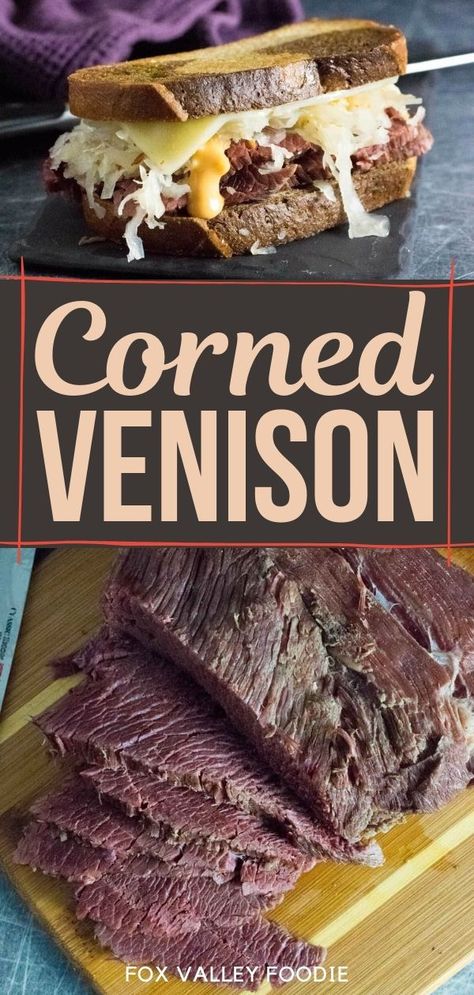 Cured and brined in pickling spices, corned venison is a deliciously enticing way to enjoy deer meat in a whole new way. If you are bored with simple steaks, roasts, and stews, give my easy brining process a try to infuse your venison with a whole new flavor. It tastes just like classic corned beef, but much leaner. Corned Venison Recipe, Corned Venison, Pickling Spices, Cured Meat Recipes, Elk Recipes, Venison Roast, Deer Recipes, Venison Steak, Deer Meat Recipes