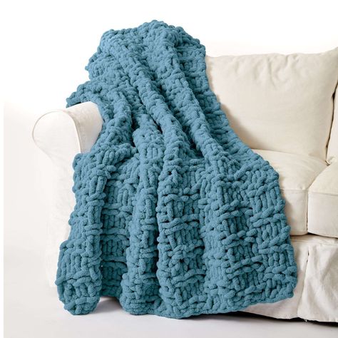 Chunky crochet blanket pattern