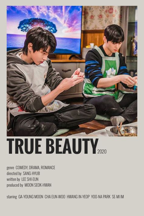 true beauty kdrama minimalist poster True Beauty Polaroid Poster, True Beauty Minimalist Poster, True Beauty Kdrama Poster, True Beauty Poster, True Beauty Kdrama, Kdrama Posters, Drama Poster, Korean Drama Series, Film Posters Minimalist