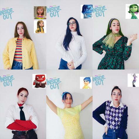 Disgust Inside Out Inspired Outfit, Inside Out Movie Outfit, Joy Inside Out Inspired Outfits, Diy Disgust Costume Inside Out, Dress Up As Movie Character, Cartoon Character Outfits Ideas, Pixar Costumes Women, Inside Out Disgust Outfit, Anger Inside Out Outfit